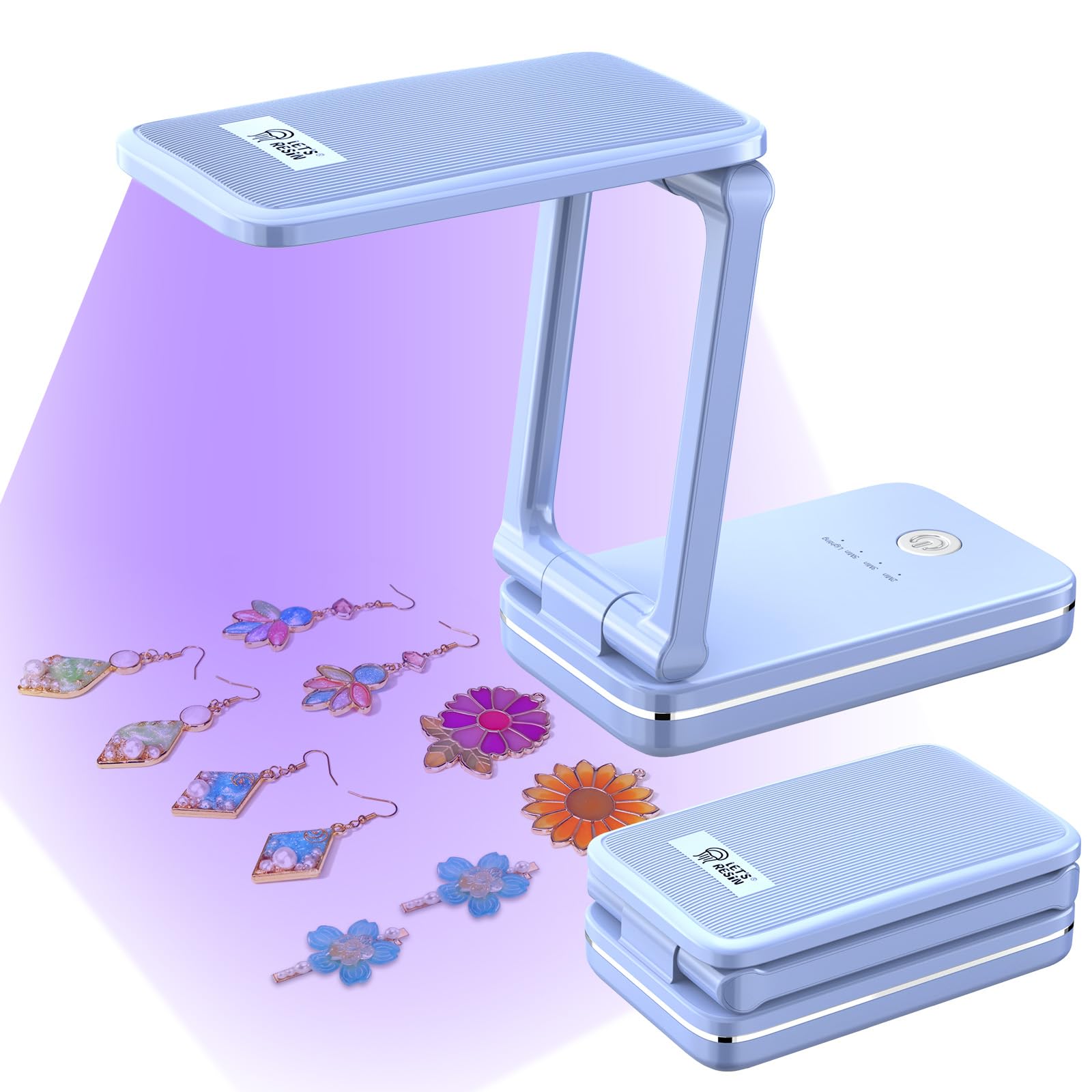 Amazon.com: LET'S RESIN Portable Cordless UV Lamp, Rechargeable UV